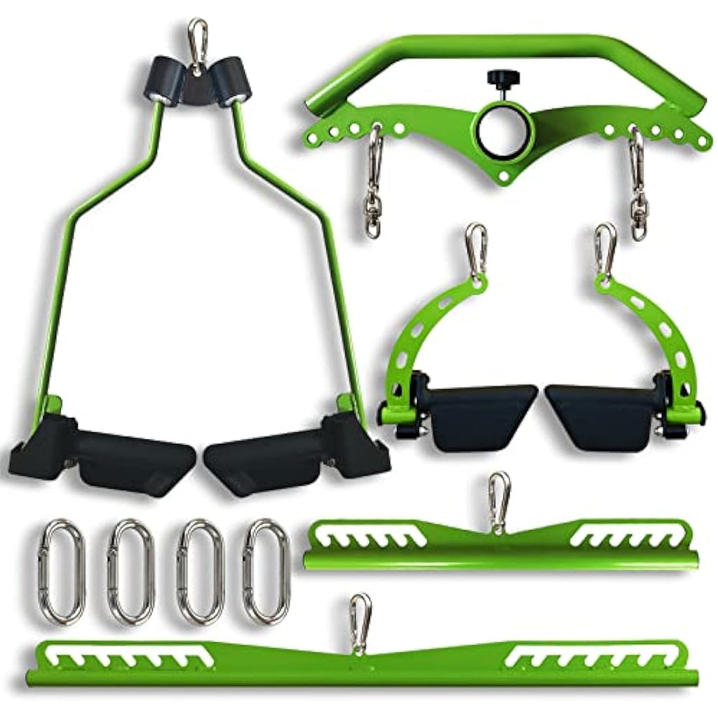KORIKAHM Lat Pull Down Bar – Adjustable Steel Cable Machine Attachment