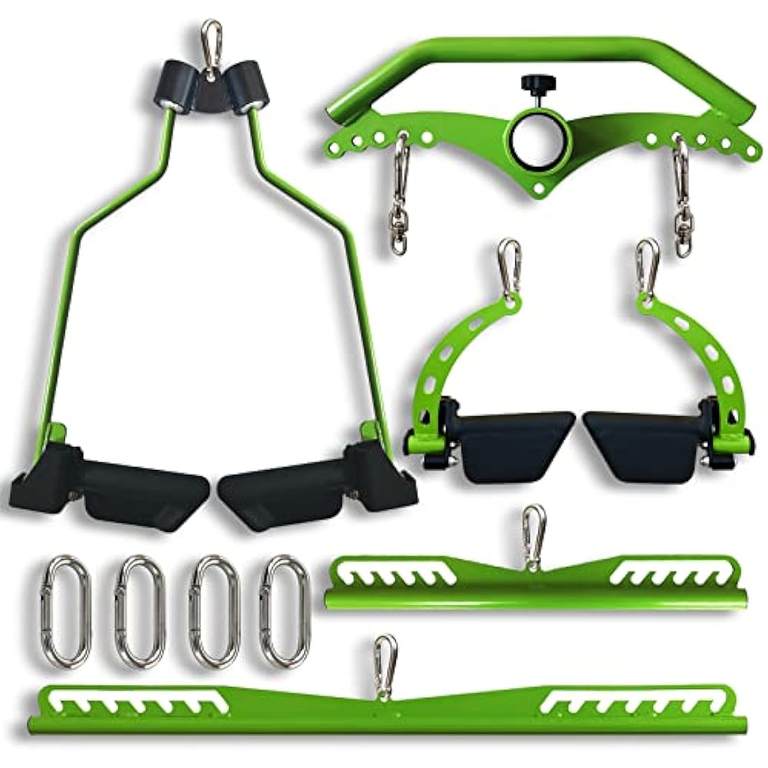 KORIKAHM Lat Pull Down Bar – Adjustable Steel Cable Machine Attachment