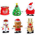 Mienocol 6pcs Christmas Wind Up Toys – PVC Jumping Party Favors