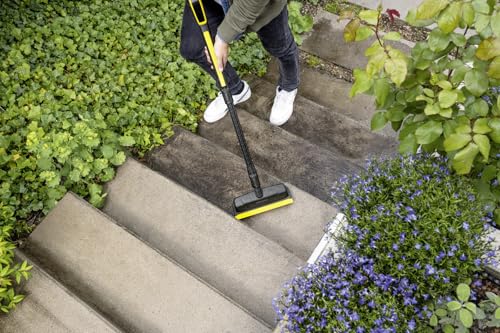 Kärcher PS 30 Floor Brush – Splash-Proof Surface Scrubber, Black/Yellow