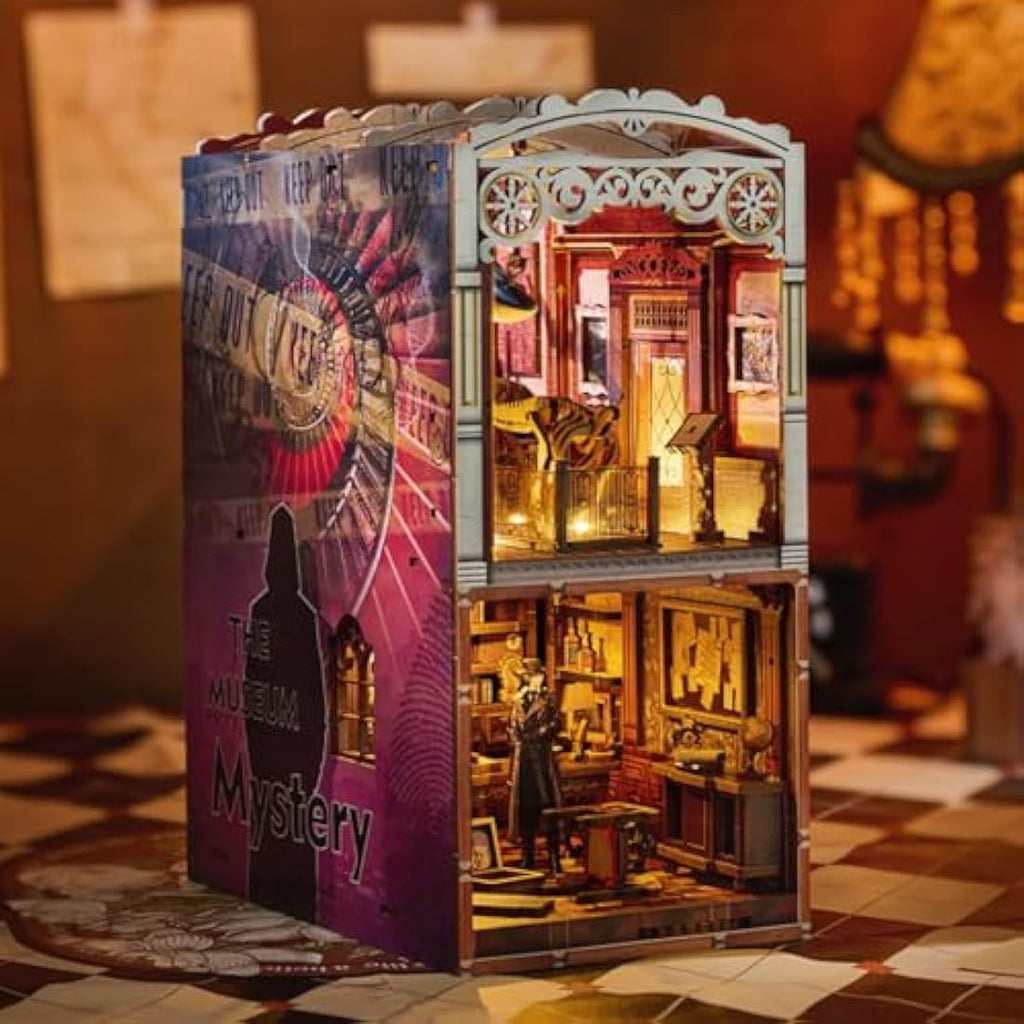 Spilay DIY Book Nook Kit - The Unsolved Case of the Museum with LED
