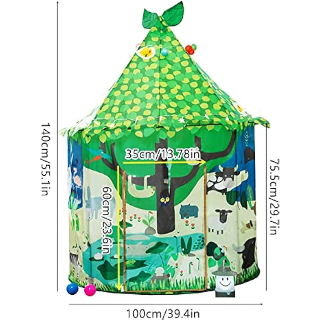 Floving Children's Teepee Play Tent – Pop Up Indoor & Outdoor Yurt