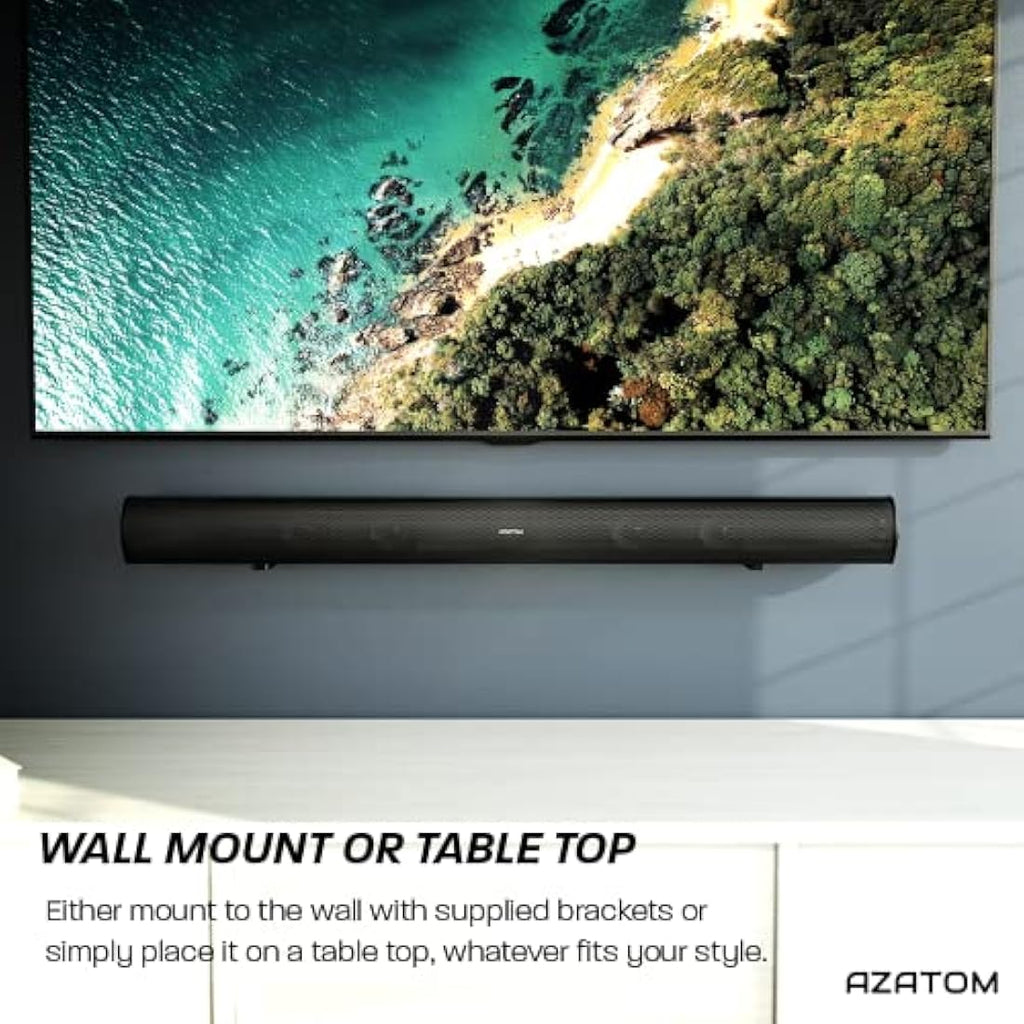 Azatom Studio Eclipse 180W Soundbar with Built-In Subwoofer & Bluetooth