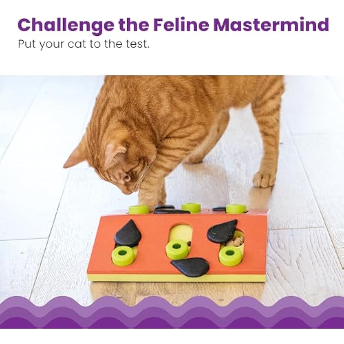 Nina Ottosson Melon Madness Interactive Cat Treat Puzzle & Slow Feeder