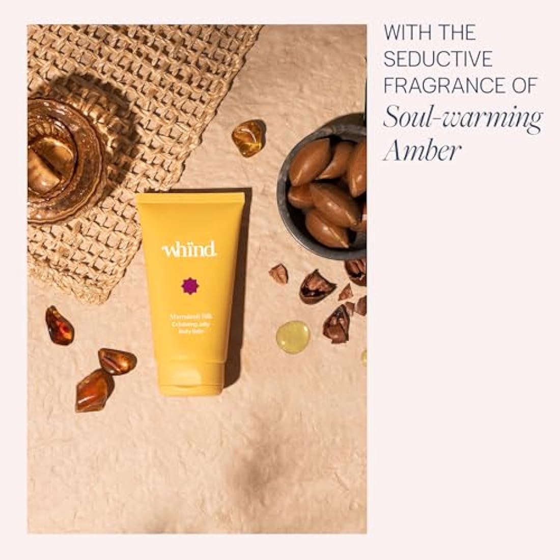 whind Marrakech Silk Exfoliating Jelly Body Balm Scrub with Vitamin E