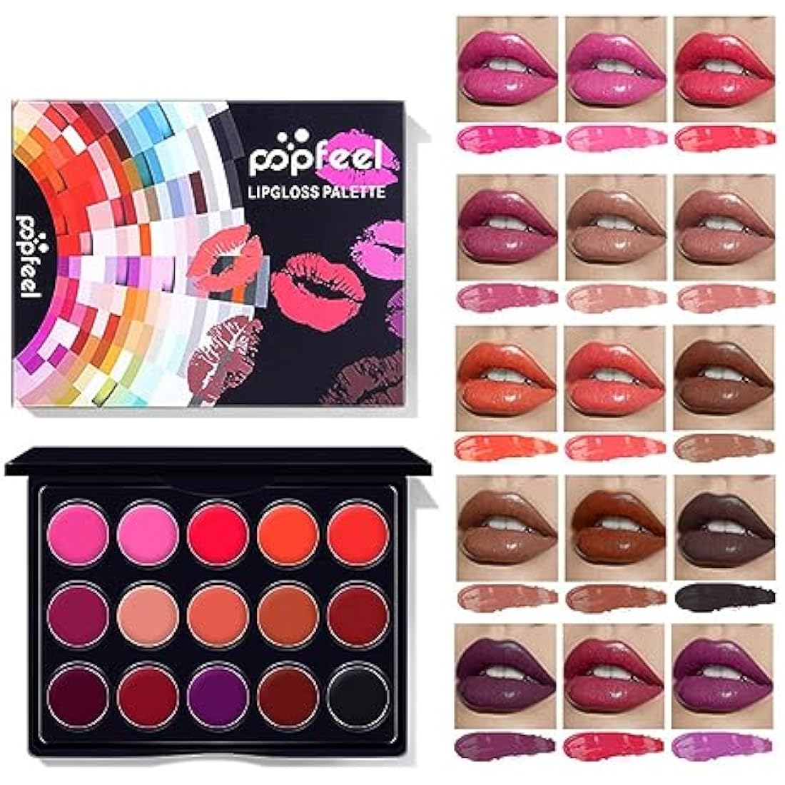FantasyDay All-in-One Makeup Kit – 68 Piece Starter Gift Set with Travel Bag