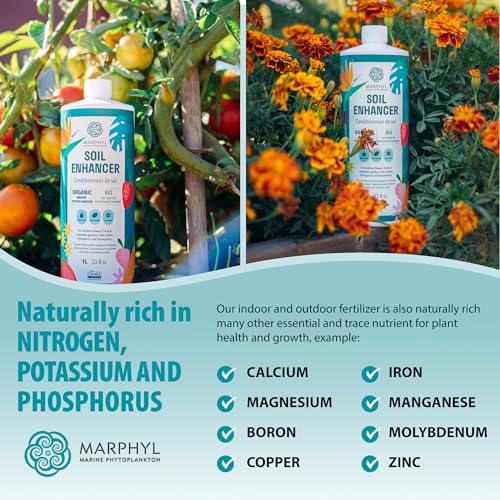 MARPHYL Organic Liquid Fertilizer – Marine Phytoplankton Plant Food