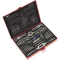 Sealey AK3040 Tap and Die Set | 40pc Alloy Steel Metric Split Dies