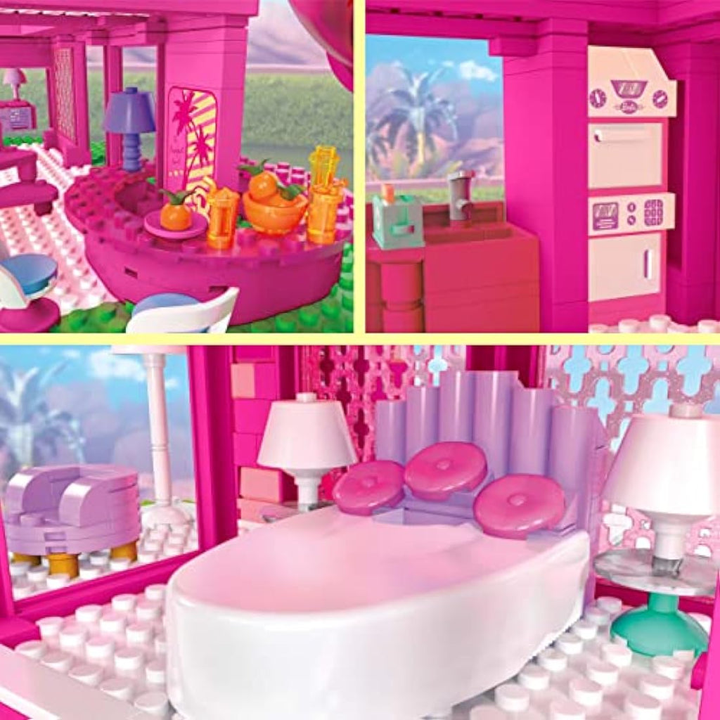MEGA Barbie The Movie DreamHouse Replica Building Set - 1795 Pieces