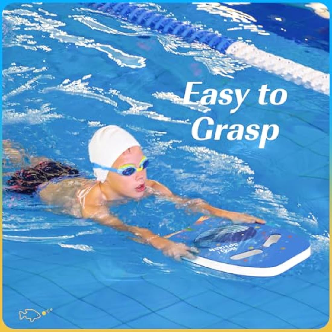 HeySplash Swimming Kickboard – Ergonomic Pool Float for Kids and Adults
