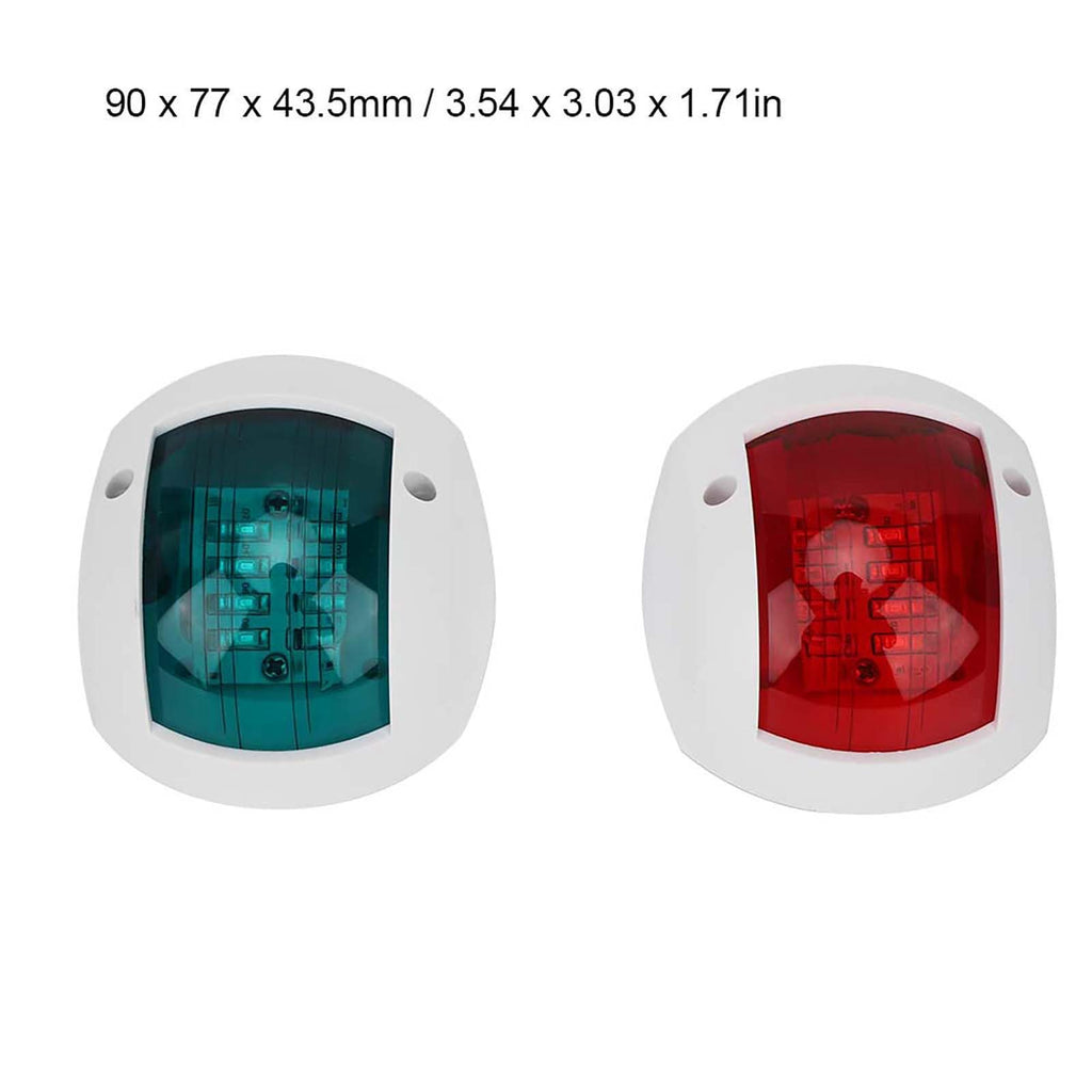 Qiilu LED Boat Navigation Lights | IP66 Waterproof Marine Yacht Lamps