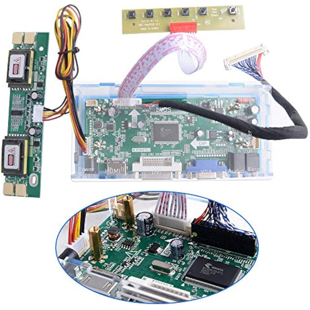 owootecc NT68676 LCD Controller Board Kit for Arcade1Up 17-19" Monitors