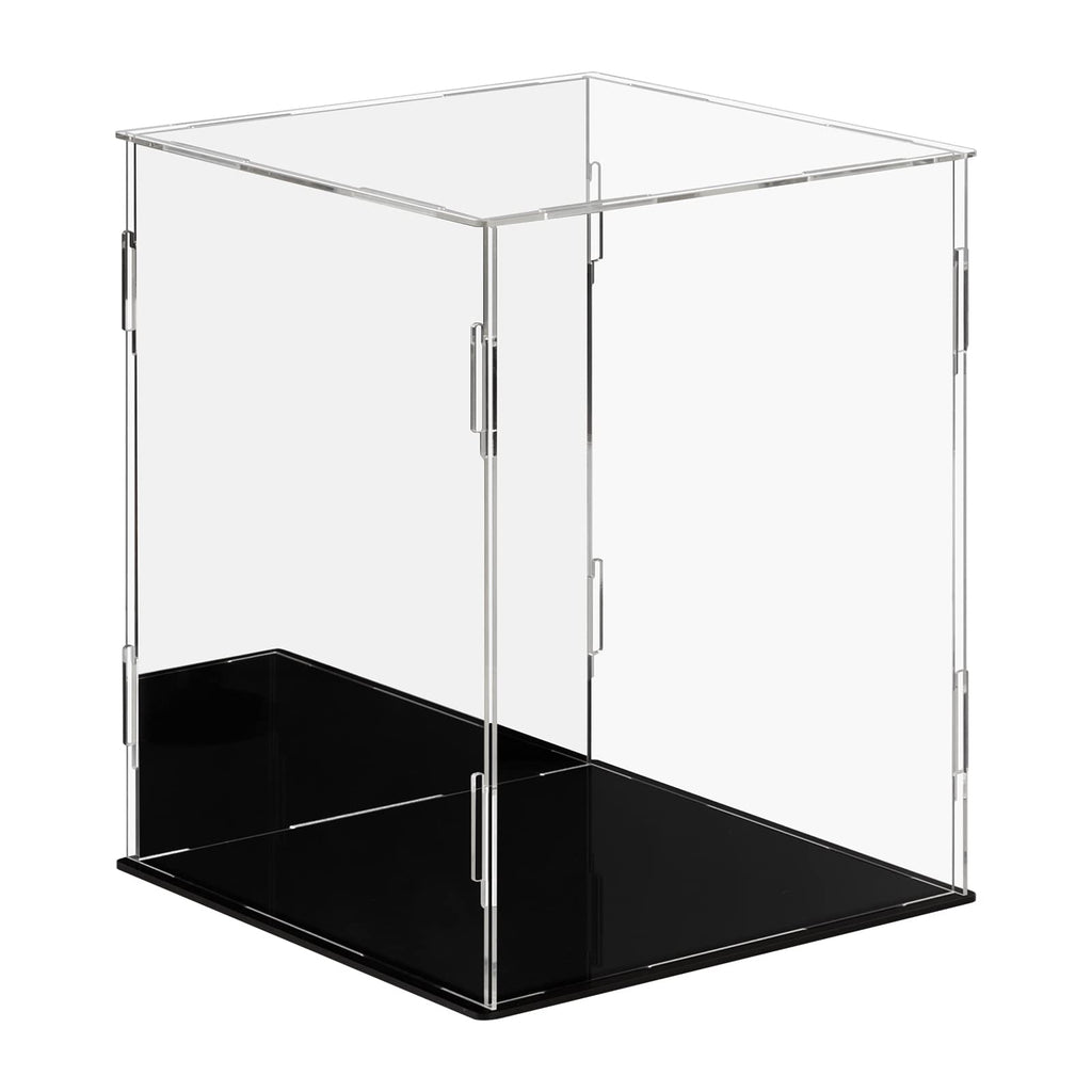 Dezzer Acrylic Display Case with Black Base for Collectibles