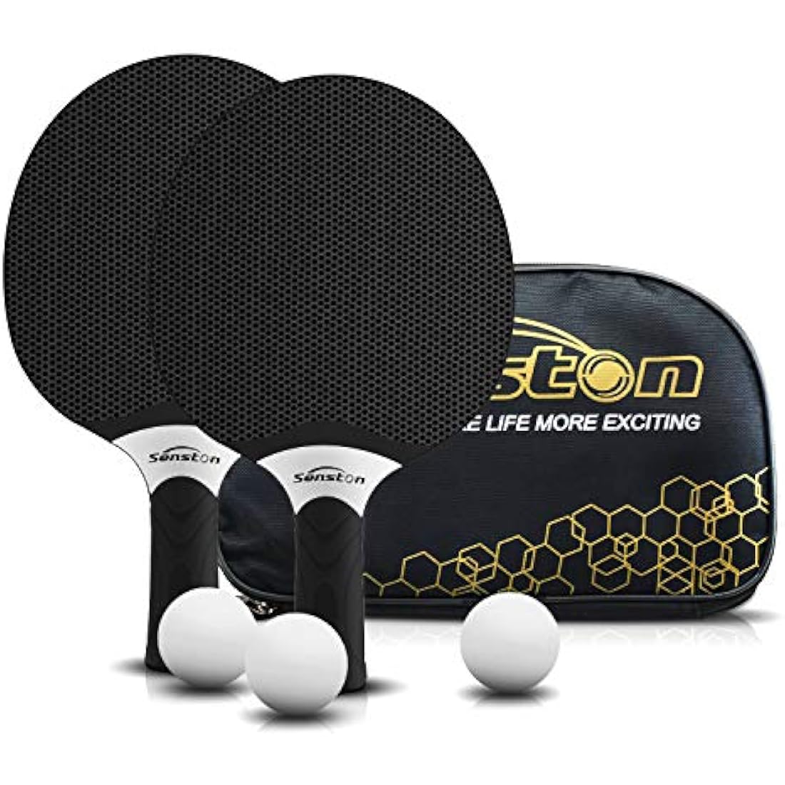 Senston Table Tennis Rackets Set | 2-4 Player Professional Ping Pong Paddles
