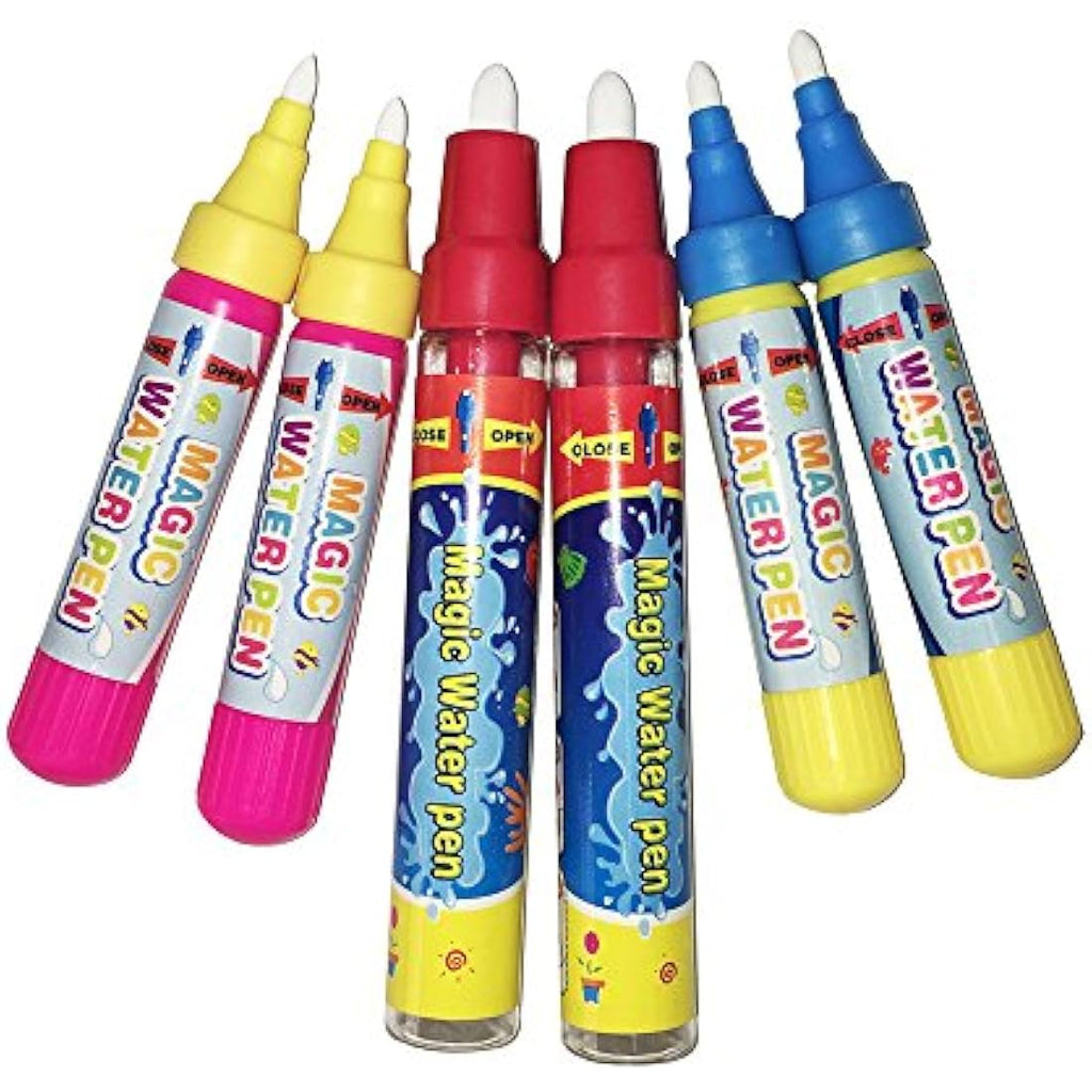 JAYSRIS Magic Water Replacement Pens | 6-Pack Refillable Doodle Pens