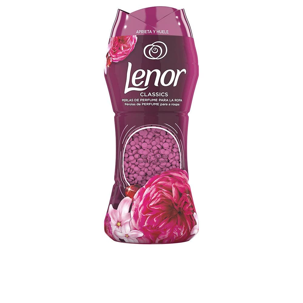 Lenor Ruby & Jasmine In-Wash Scent Booster Beads - 210g Bottle