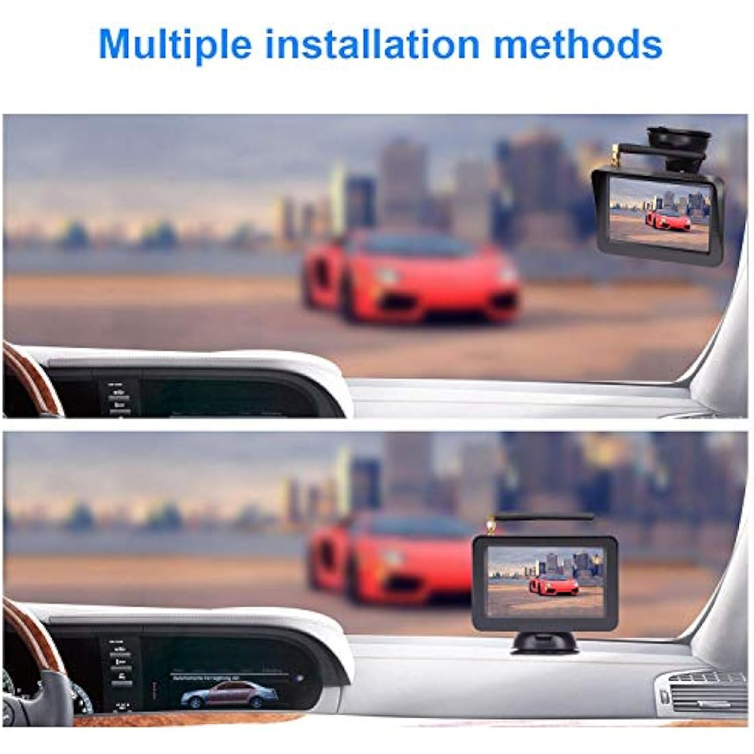 DOUXURY Wireless Reversing Camera Kit | 4.3'' LCD Monitor & IP68 Waterproof