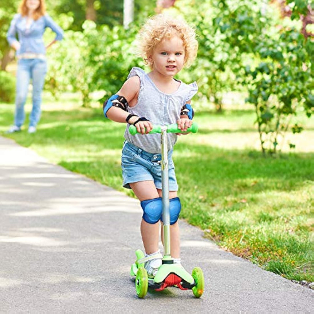 RUNDONG Kids Protective Gear Set – Knee, Elbow & Wrist Pads for Skating