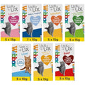 Webbox Lick-e-Lix Cat Treats Variety Pack - 17 Cases of 5x15g Sticks