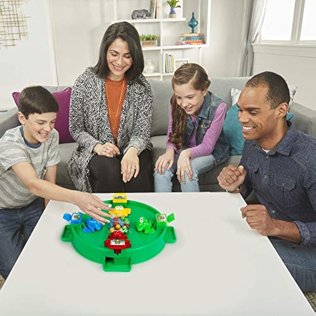 Jolof Store Hungry Frogs Family Board Game – 4 Player Kids Reflex Toy