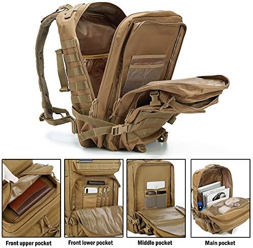 45L Military Tactical Backpack – Molle Army Assault Pack