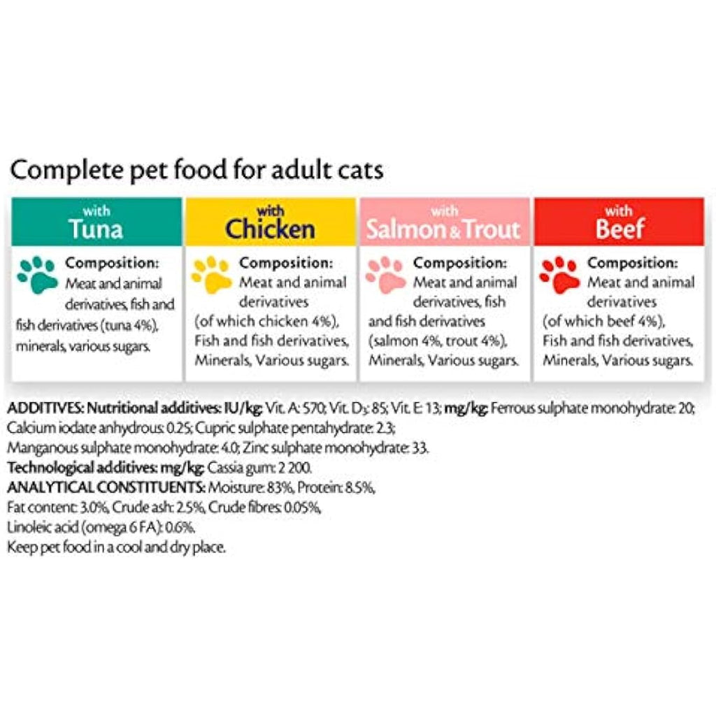 Felix Original Mixed Selection in Jelly Wet Cat Food - 12 x 100g Pouches