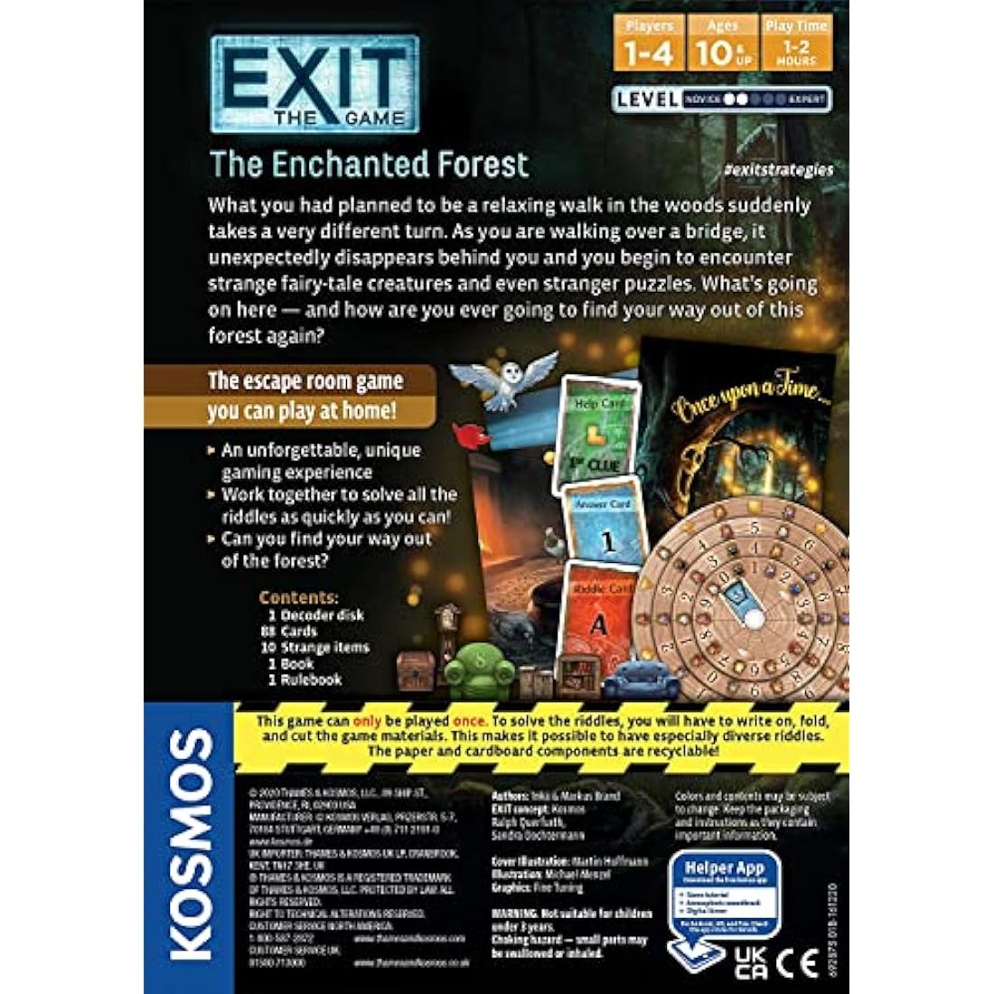Thames & Kosmos EXIT: The Enchanted Forest Escape Room Board Game
