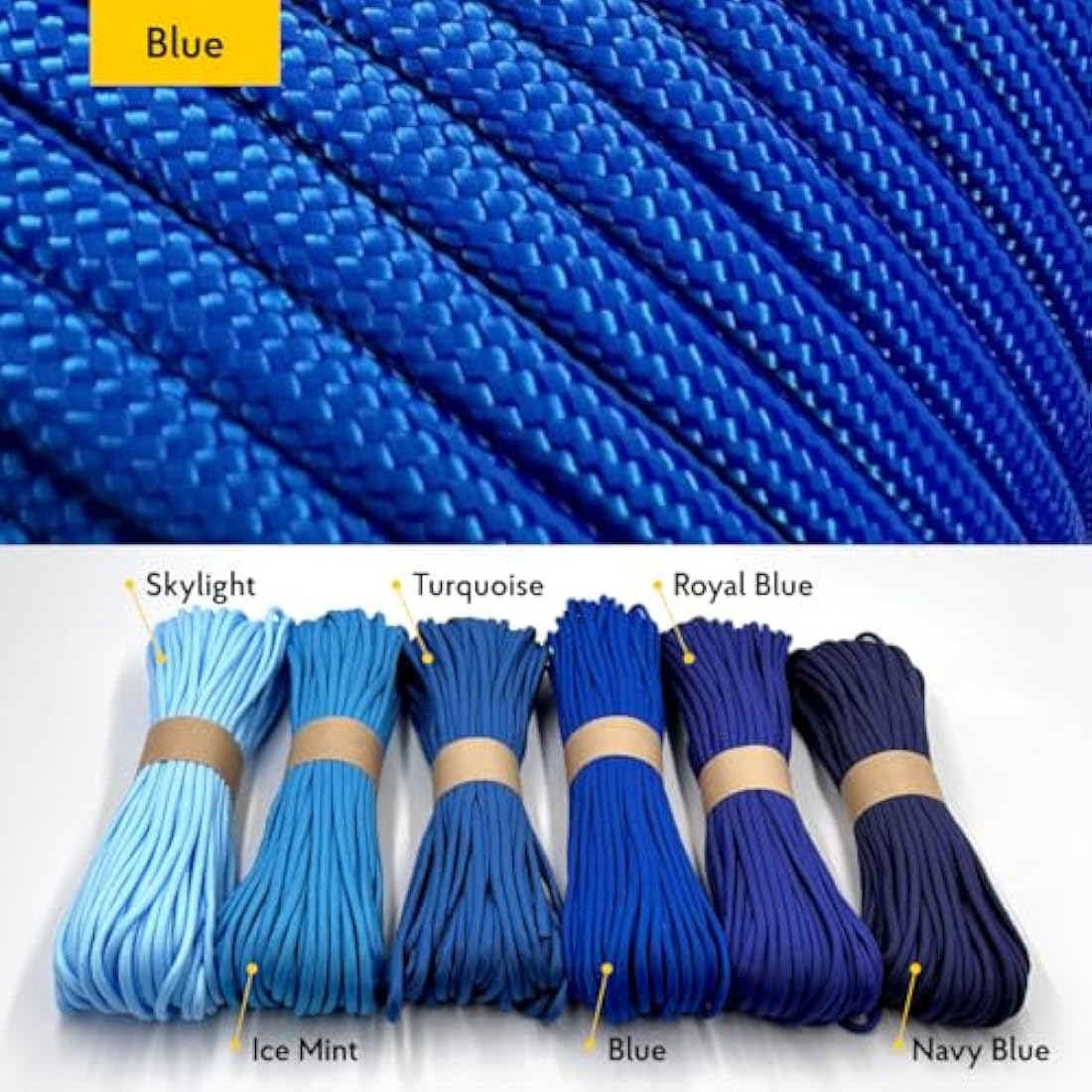 EdcX 550 Paracord Type III – 4mm Nylon Rope for DIY and Camping