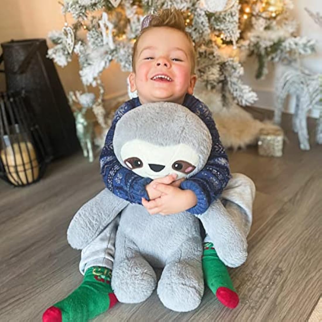 LoveHugs 1.5kg Weighted Sloth Plush – Therapeutic Anxiety Relief Toy