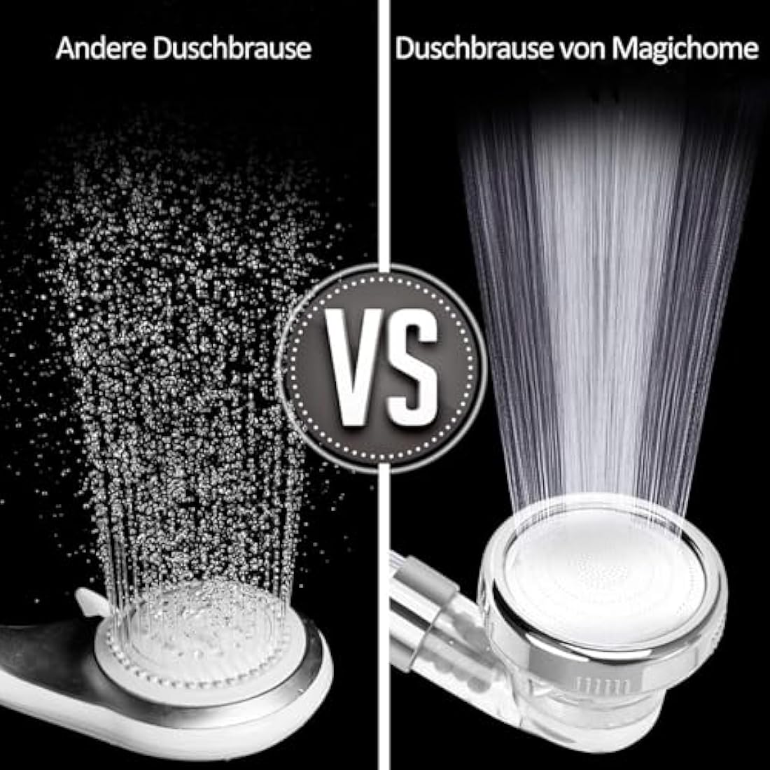 Magichome Ionic Filter Shower Head with 2m Hose | 3-Mode High Pressure