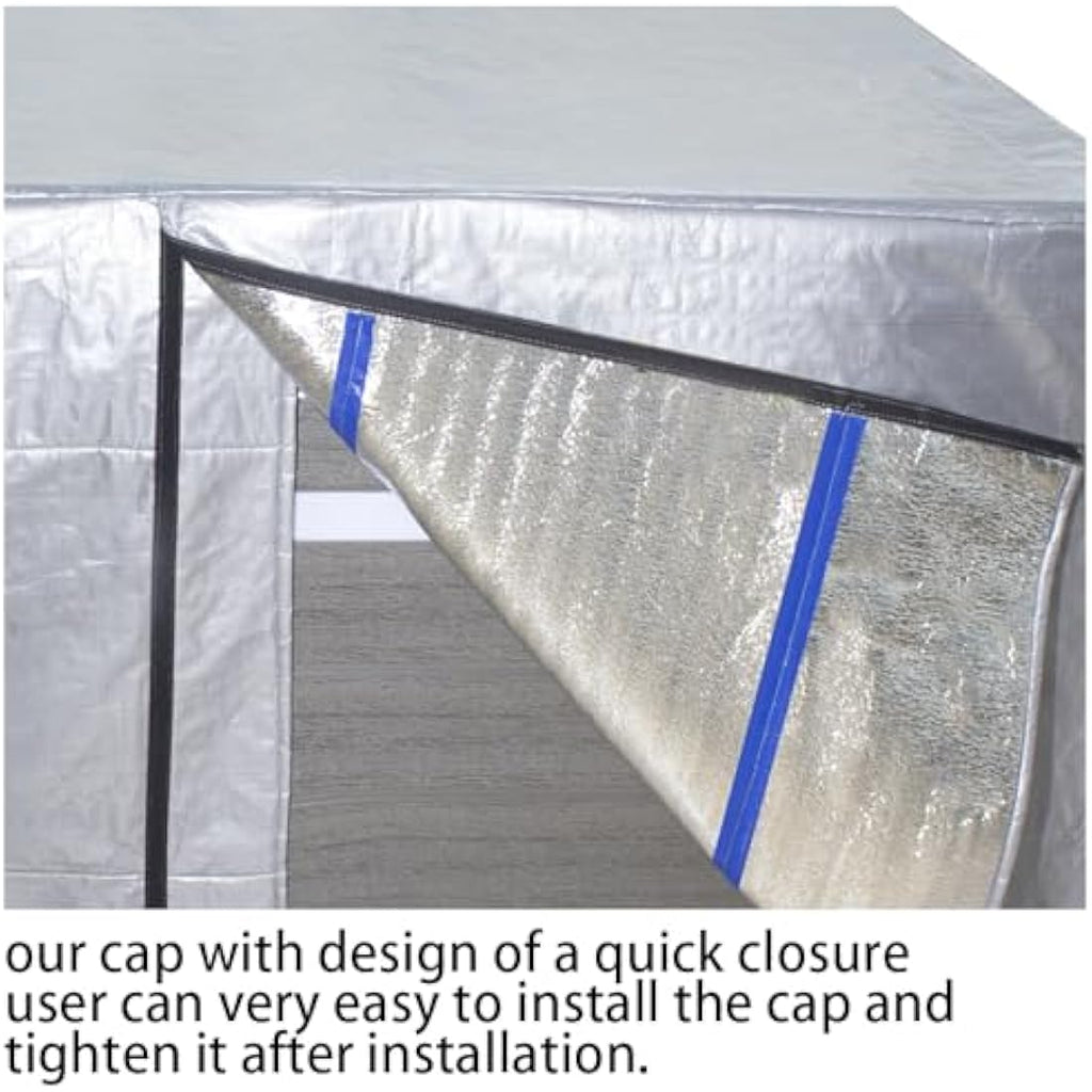 Jolof Store Insulated Hot Tub Cover – 95x95x35 Thermal Spa Protector