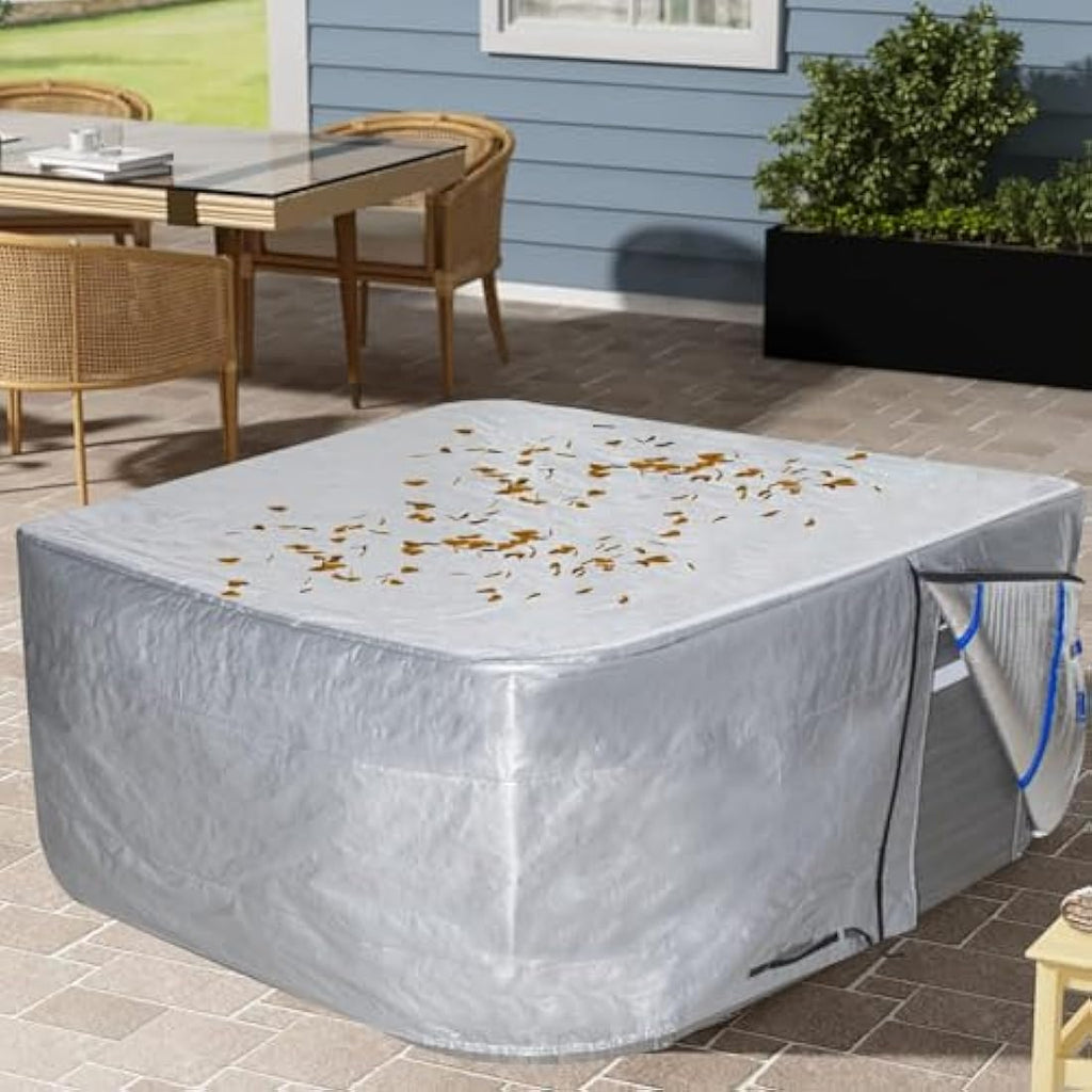 Jolof Store Insulated Hot Tub Cover – 95x95x35 Thermal Spa Protector