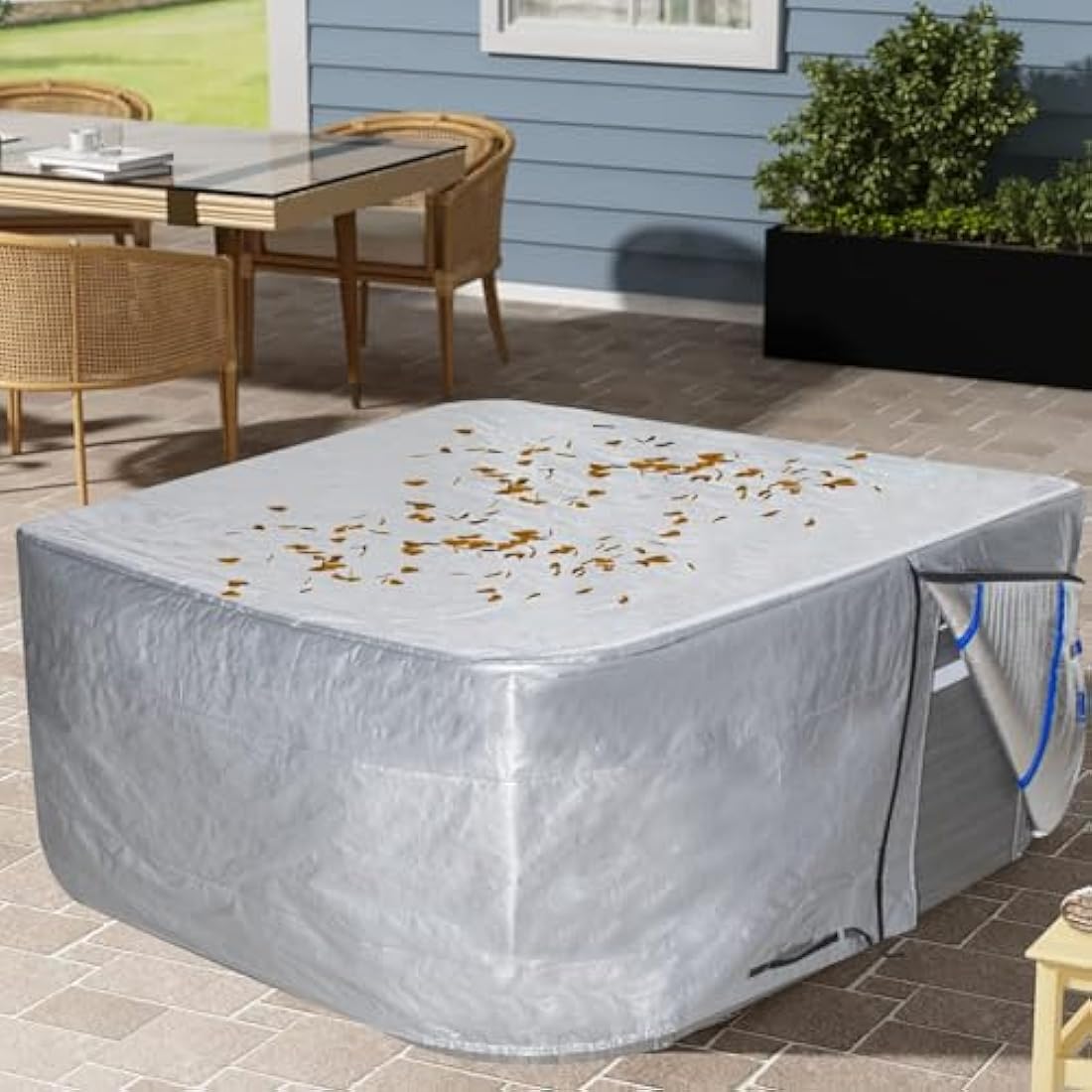 Jolof Store Insulated Hot Tub Cover – 95x95x35 Thermal Spa Protector