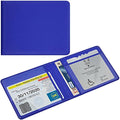 Wisdompro PU Leather Blue Badge and Timer Holder – Royal Blue Wallet