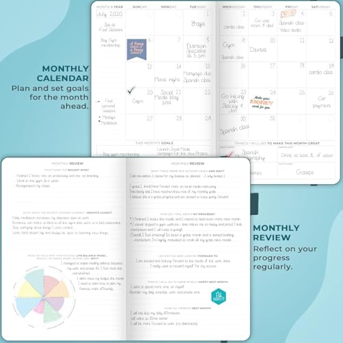 Clever Fox Undated Weekly Planner – A5 Hourly Schedule & Organizer