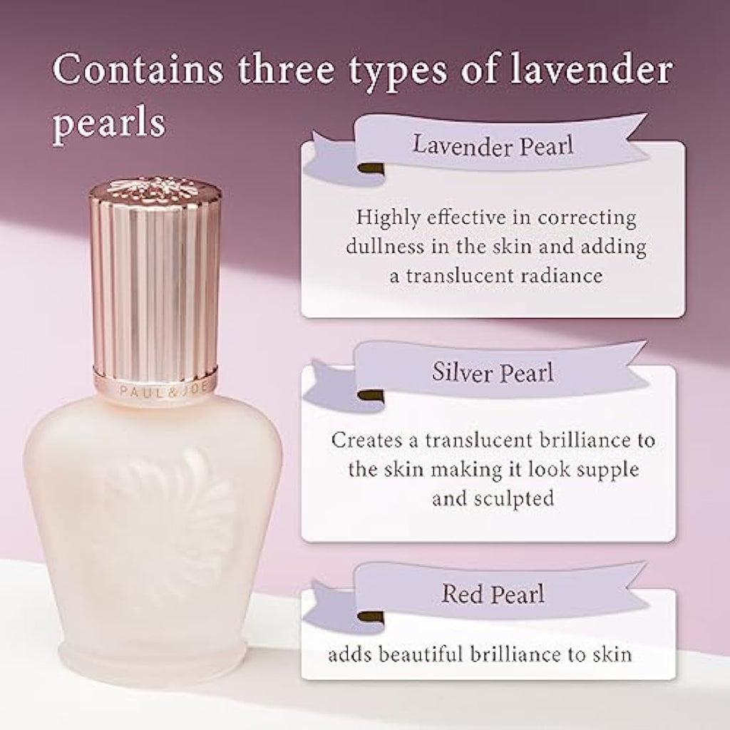 PAUL & JOE Illuminating Foundation Primer - 01 Lavender Pearl (30ml)