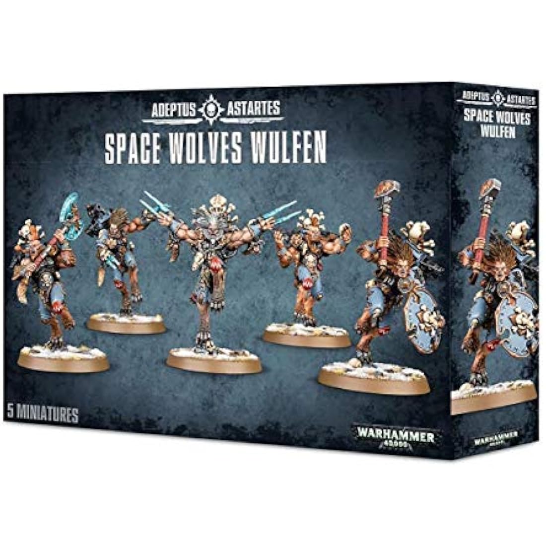 Warhammer 40k Space Wolves Wulfen – Multi-Part Plastic Miniature Kit