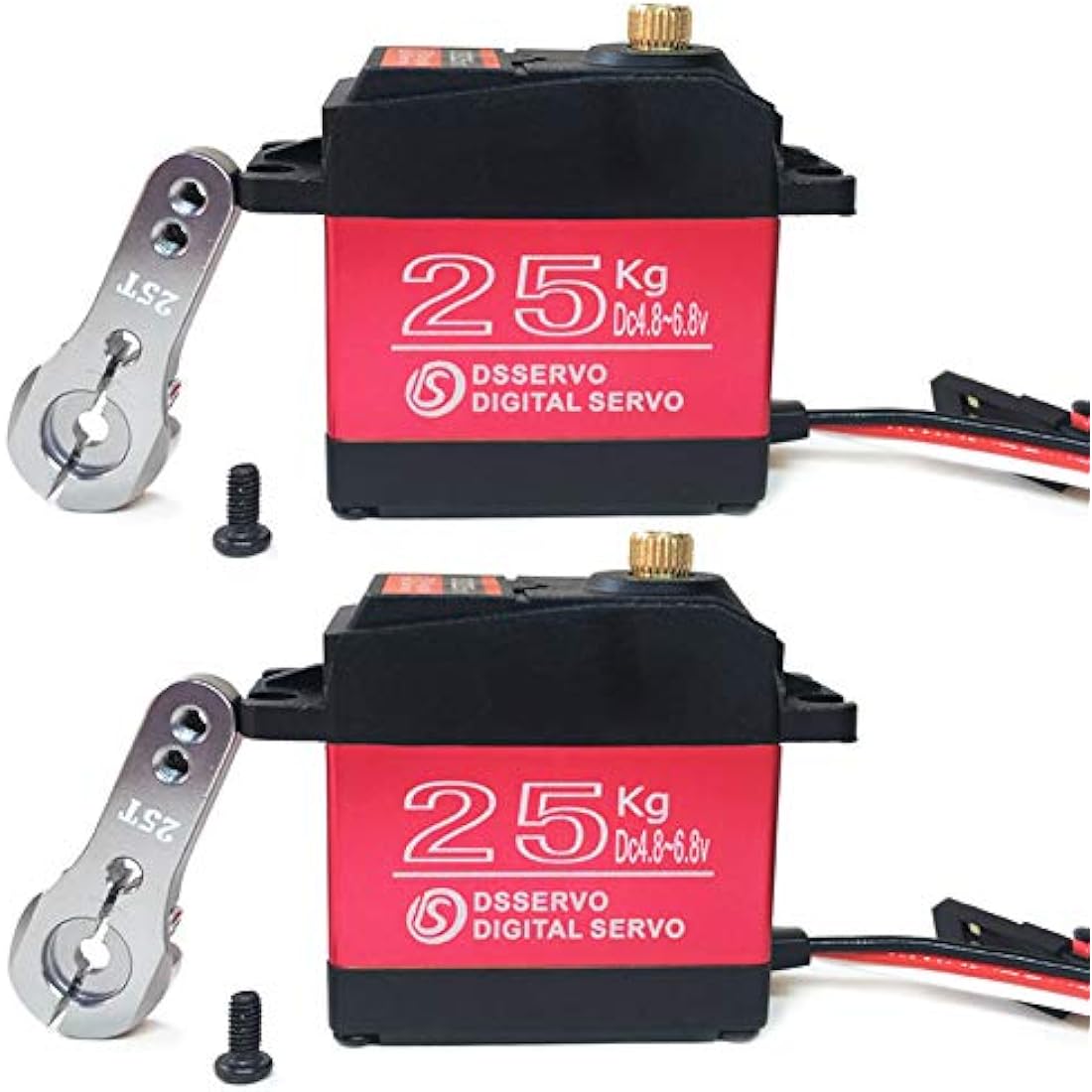 ANNIMOS 25KG Digital Servo | Full Metal Gear Waterproof RC Servo (2 Pack)