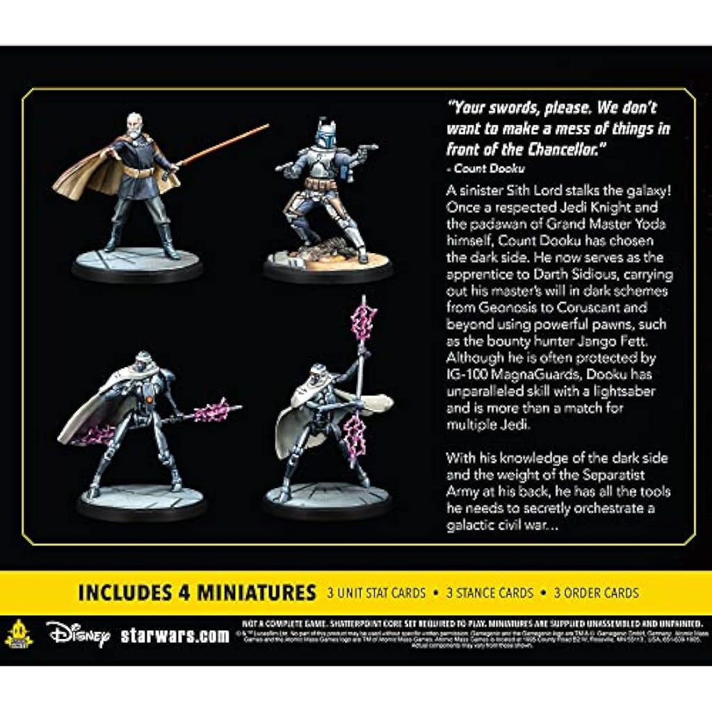 Star Wars Shatterpoint: Count Dooku Squad Pack Miniatures Game
