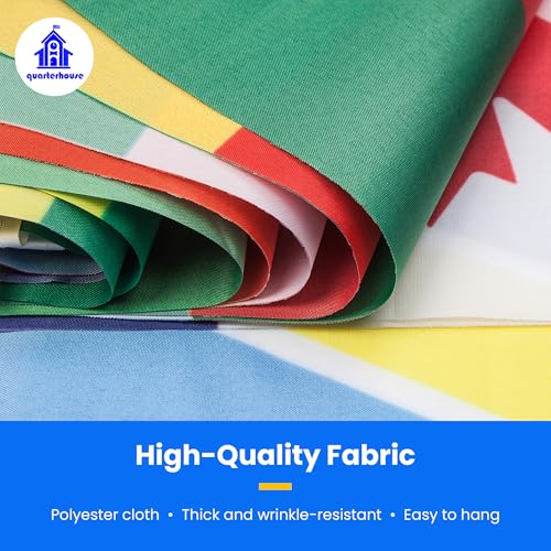 Jolof Store French Language Country Flags – 29 Francophone Polyester Flags