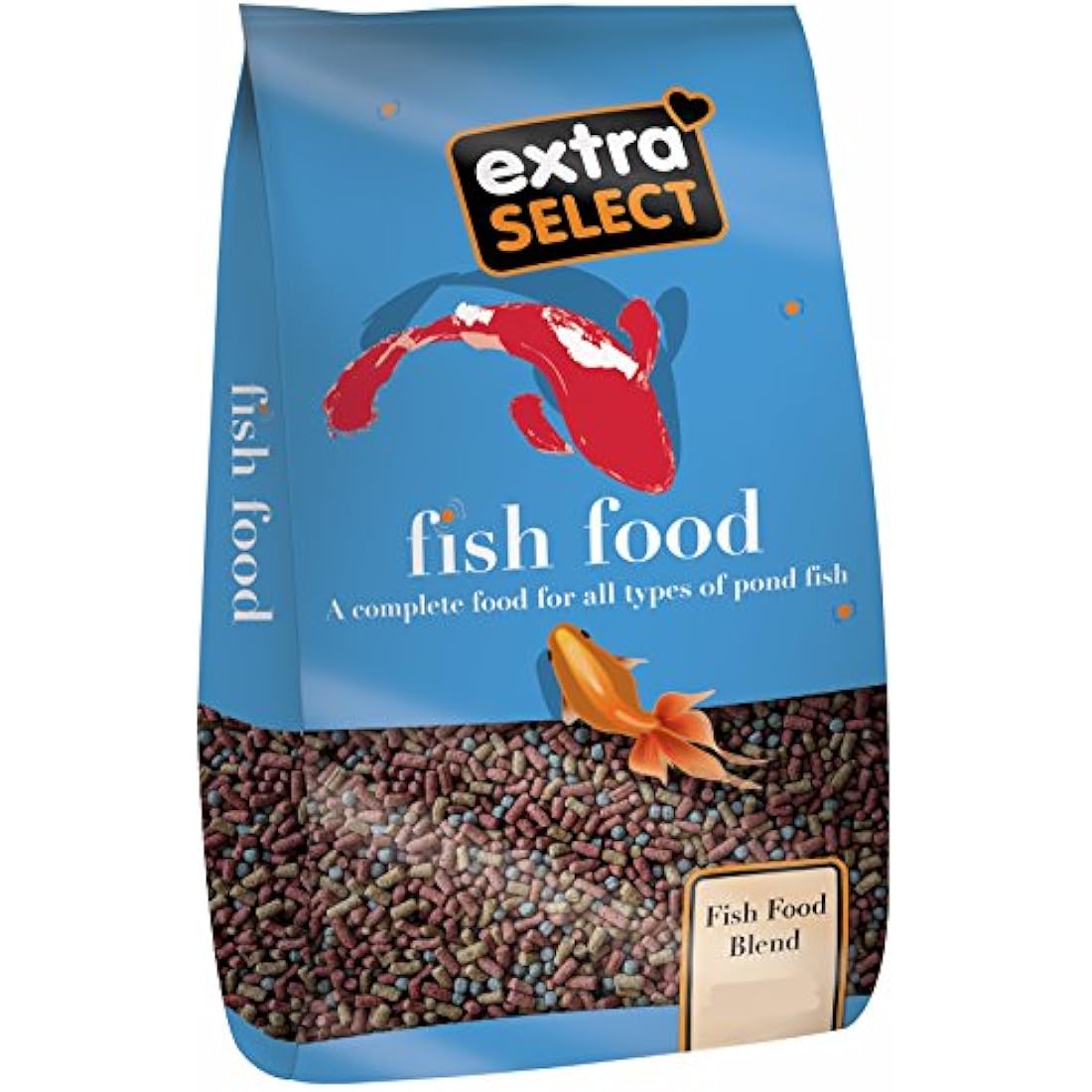 Extra Select Complete Pond Fish Food Blend - Multi-Colored Pellets, 10kg