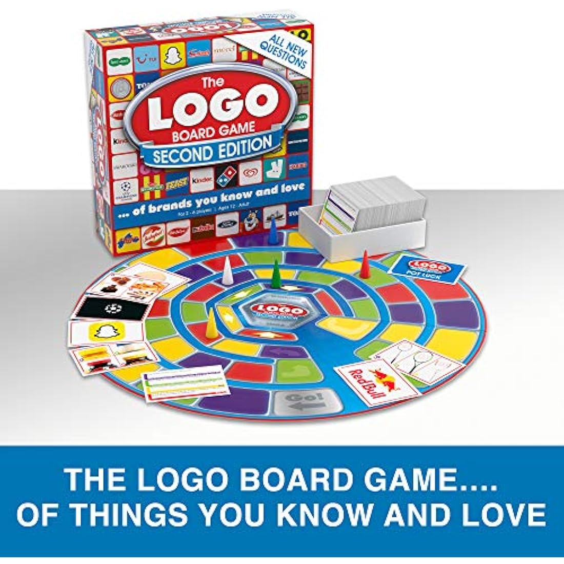 Drumond Park The LOGO Board Game Second Edition | Family Trivia Game
