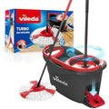 Vileda Turbo Microfibre Spin Mop and Bucket Set | Hands-Free Floor Cleaner