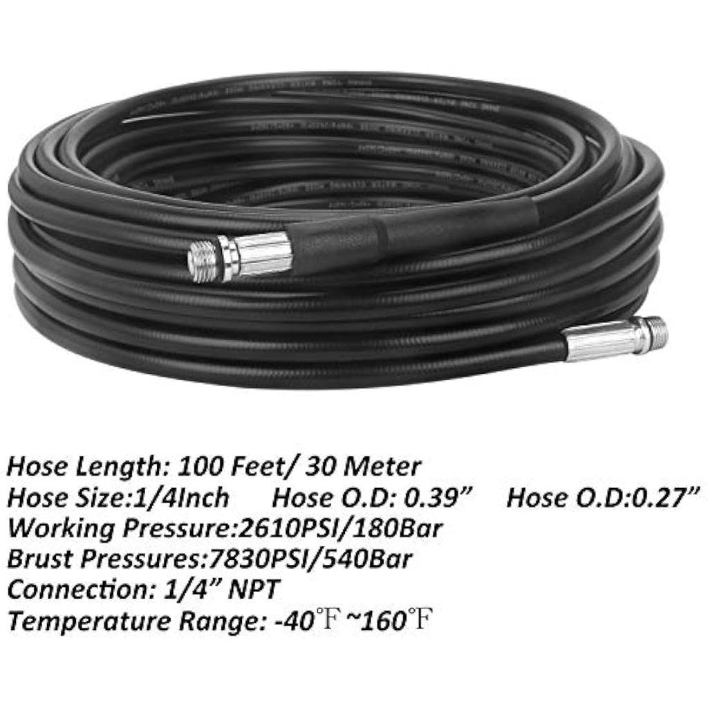 STYDDI 30M Sewer Jetter Kit for Karcher K2-K7 & LAVOR Pressure Washers