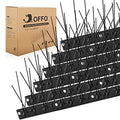 OFFO Stainless Steel Bird Spikes – Matte Black Pigeon Deterrent (5.2m)