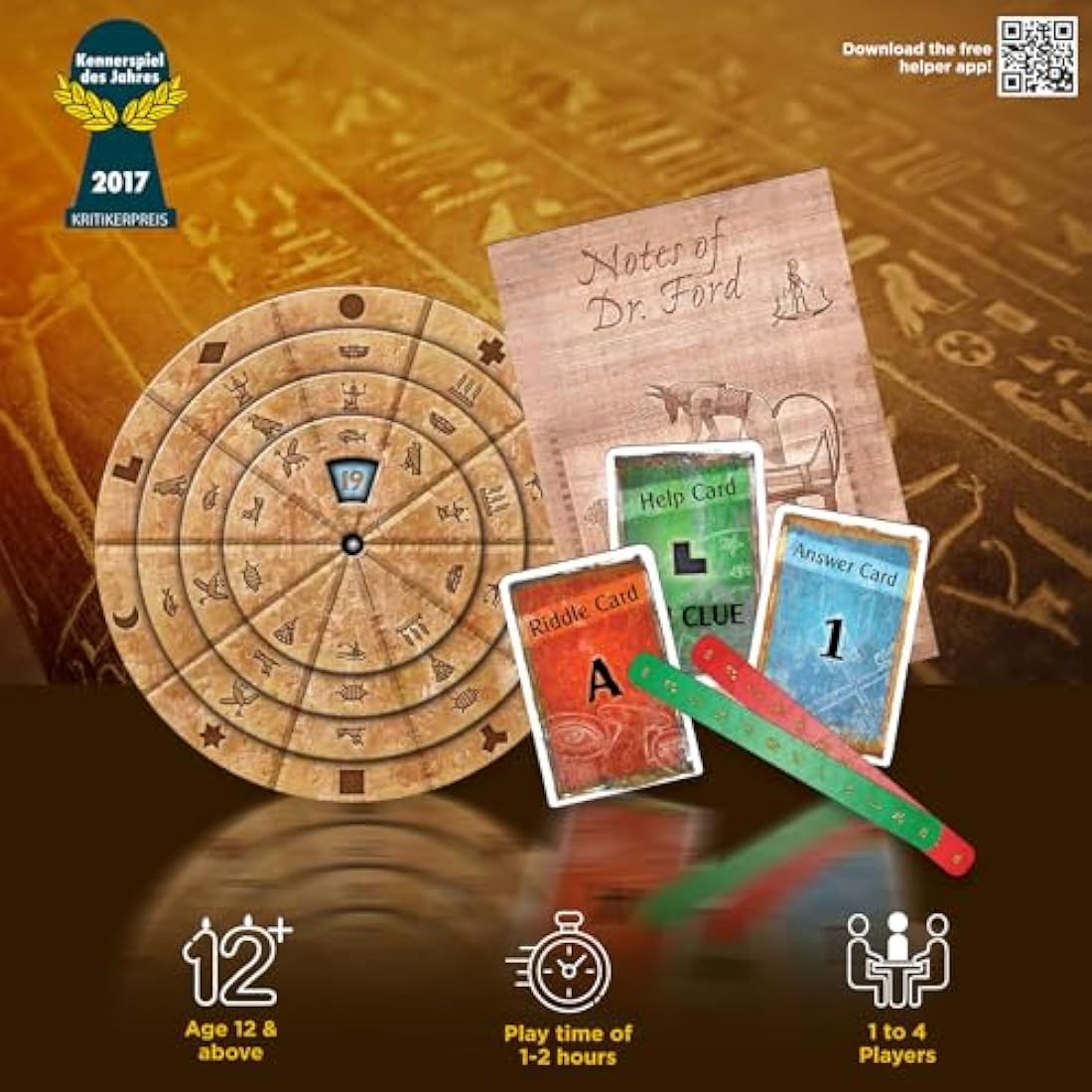 Thames & Kosmos EXIT: The Pharaoh's Tomb Escape Room Strategy Game