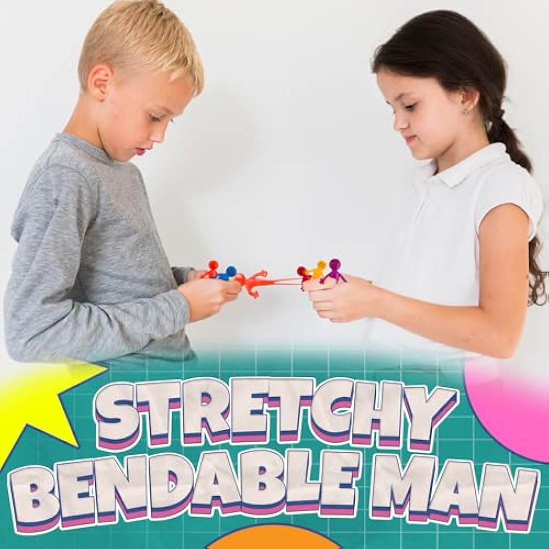 Bedwina Stretchy Sticky Men (36 Pack) – Sensory Fidget Party Favours