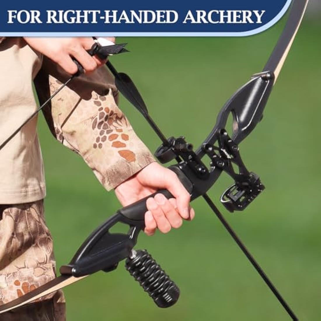 D&Q Takedown Recurve Bow and Arrow Set | Right Hand Archery Hunting Kit