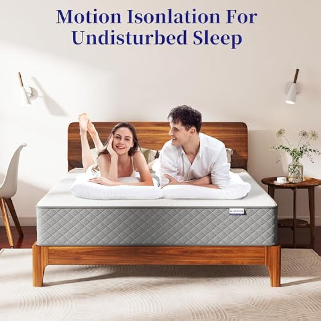 Molphit Small Double Hybrid Mattress | 10 Inch Pocket Sprung & Memory Foam