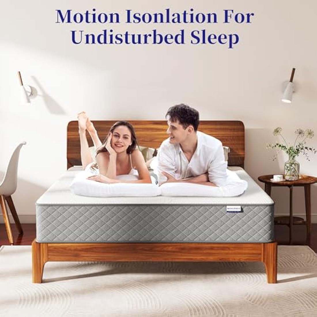 Molphit Small Double Hybrid Mattress | 10 Inch Pocket Sprung & Memory Foam